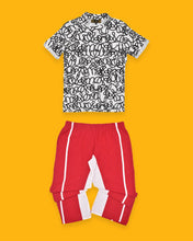 Load image into Gallery viewer, Graffiti Print Shirt And Pant Set
