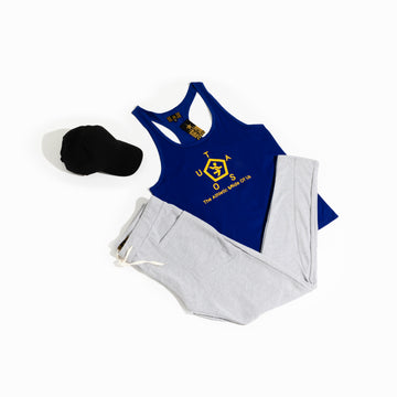 Geo Cut Sweat Pants (Gray)