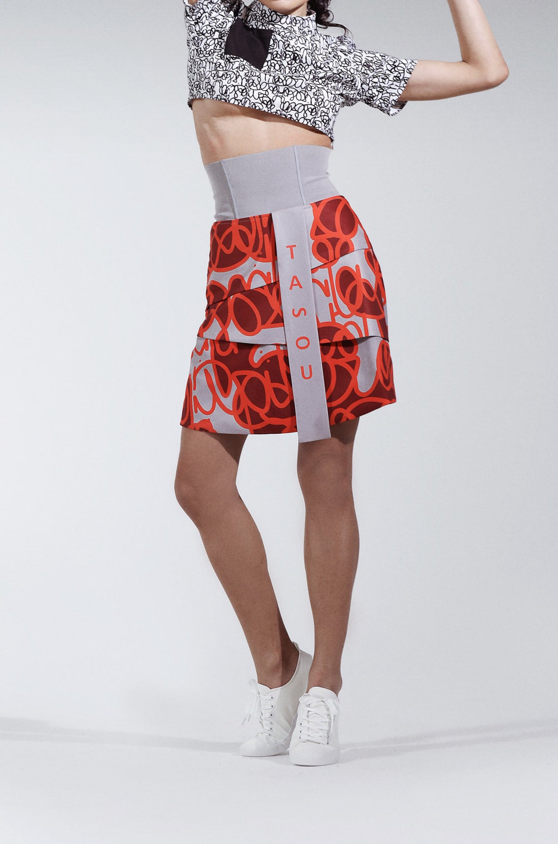 Top & Skort  Set ( Print)