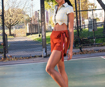 TASOU court play shirt and shorts