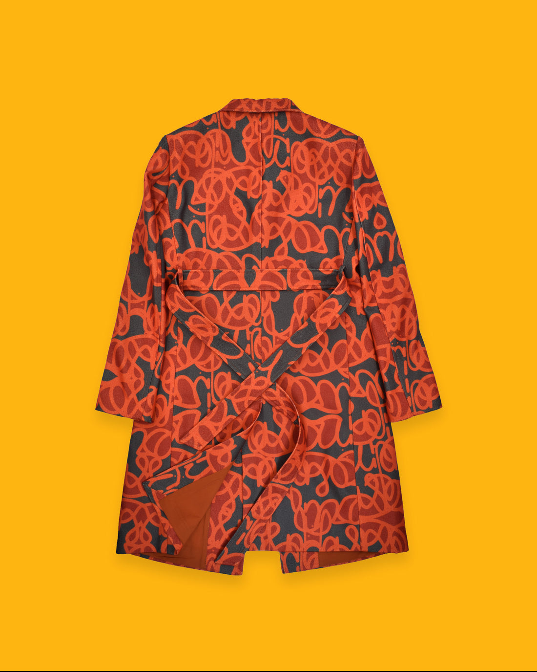 Oraise Print Long Coat