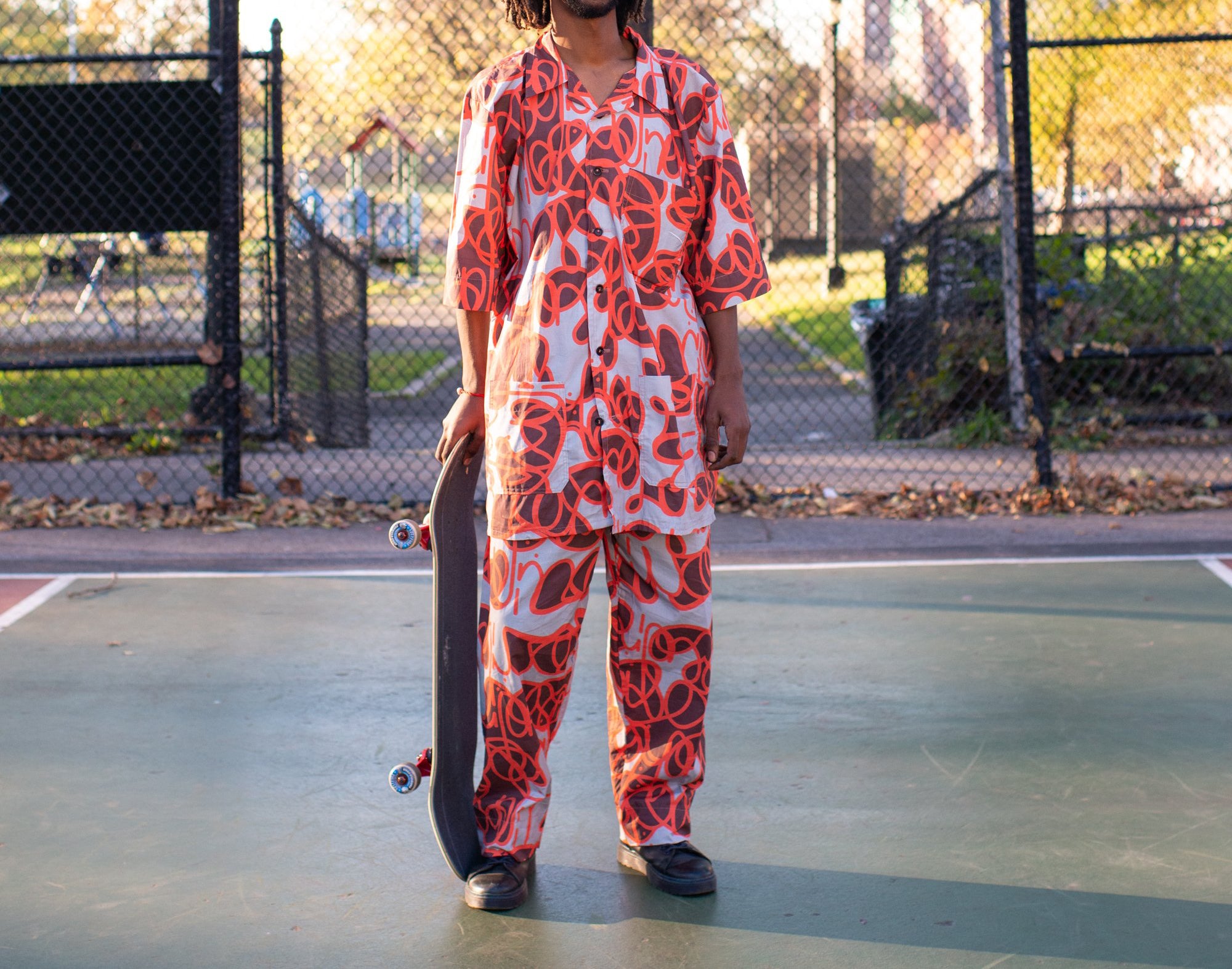 Print Shirt & Pants Set