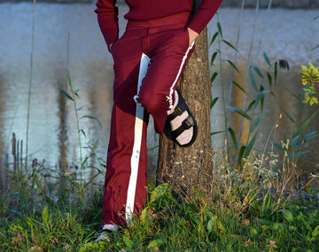 Collins Pants (Burgundy)